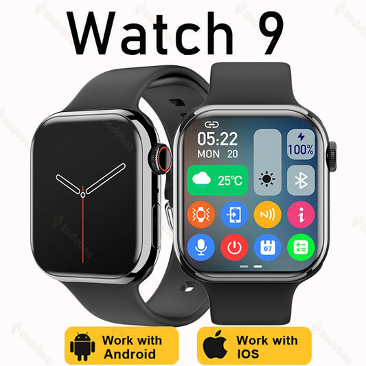 Watch 49E - Apple Series 9, BT Call, Apple IOS Android Unisex Smartwatch