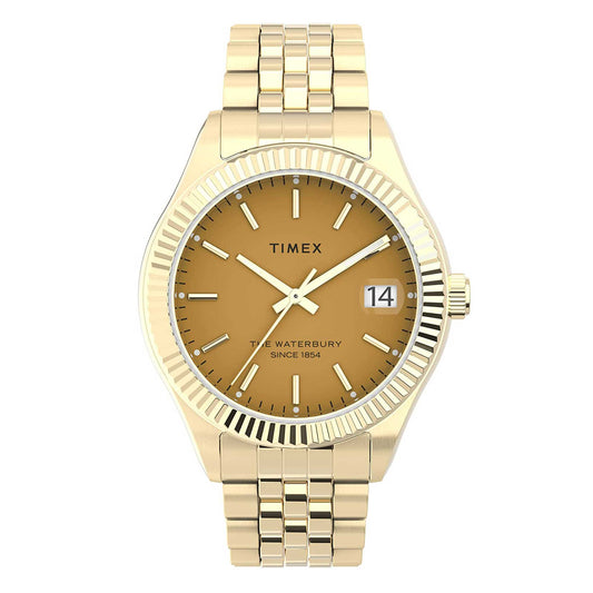 Watch 33W - Timex Waterbury Orange Dial Steel, Women´s Watch